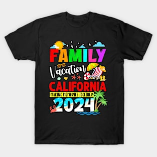 Family California Vacation 2024 Summer Holiday Trip T-Shirt